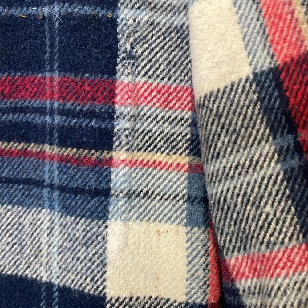 Vintage 70s Plaid Shirt Jacket. Sears Outerwear. … - image 6